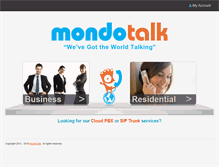 Tablet Screenshot of mondotalk.com